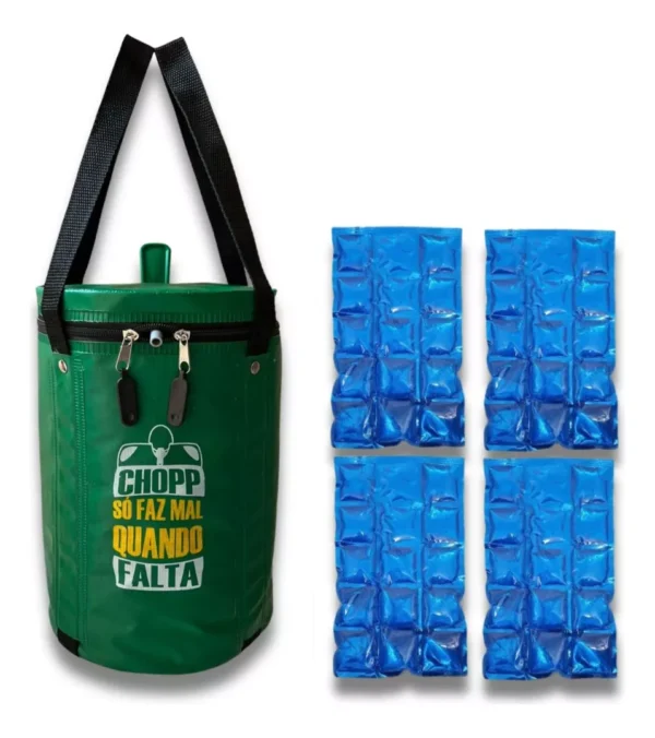 Kit Barril Chopp Heineken 5l + Bolsa Térmica C/4 Cartela Gel - Image 4