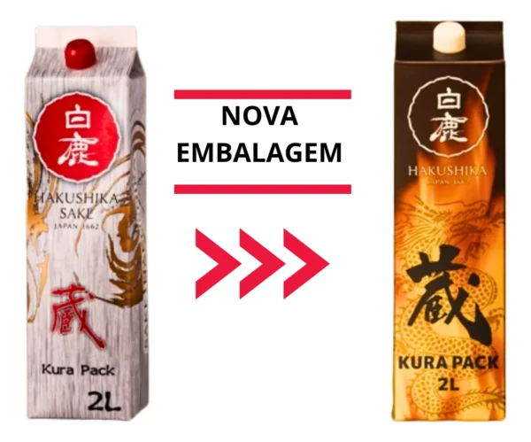Sake Saque Premium Hakushika Japonês Kura Pack 2l 2000ml - Image 2