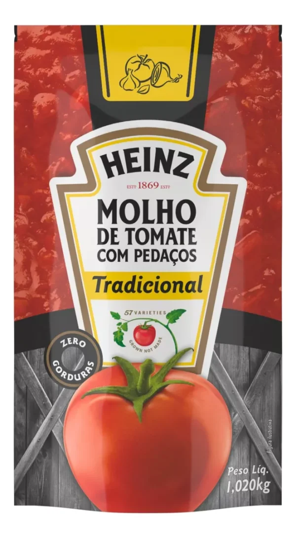 Molho de Tomate Heinz Tradicional 1,02kg